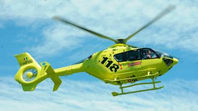 Žensko so s helikopterjem prepeljali v videmsko bolnišnico (ARHIV)