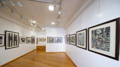 Razstava del Lojzeta Spacala v galeriji Cartesiu (FOTODAMJ@N)