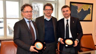 Michele Geraci, Zeno D’Agostino in Edoardo Rixi (FOTODAMJ@N)