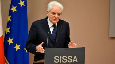 Predsednik italijanske republike Sergio Mattarella je v torek ob prazničnem odprtju akademskega leta obiskal Sisso (FOTODAMJ@N)