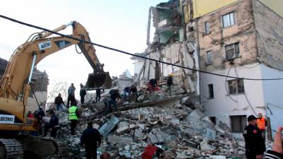 Albanijo je prizadel močan potres (ANSA)