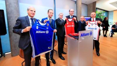 Pallacanestro Trieste, predstavitev novega pokrovitelja Allianz (FOTODAMJ@N)