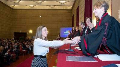 Maria Milanese iz Štandreža je na tržaški univerzi diplomirala iz logopedije (FOTODAMJ@N)