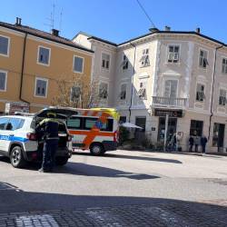 Prizorišče nesreče v Gorici (FOTO P.C.)