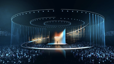 Tak naj bi bil evrovizijski oder na Dunaju (EUROVISION)