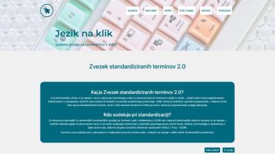 Spletna stran Jezik na klik