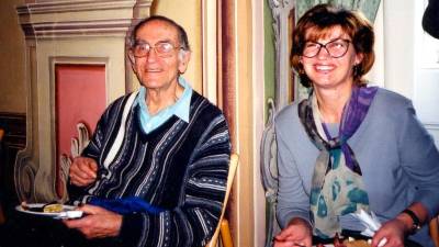 Edi Šelhaus z Jožico Šparovec (ARHIV MUZEJA NOVEJŠE ZGODOVINE SLOVENIJE)