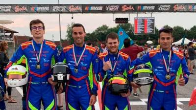 Od leve: Andro Pertot, Stefano Cornachin, Michele Mansutti in Matthias Lodi