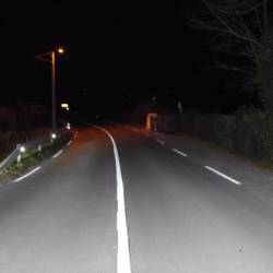 Kraj prometne nesreče v Goriških Brdih (POSTAJA PROMETNE POLICIJE NOVA GORICA)