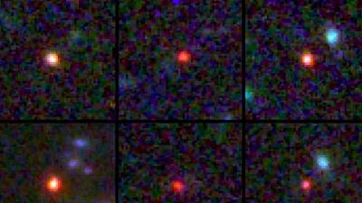 Novoodkrite galaksije (NASA, ESA, CSA, I.Labbe/Swinburne University of Technology)