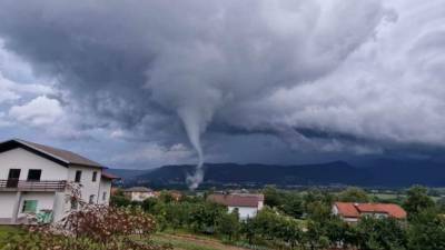 Tornado pri Ilirski Bistrici