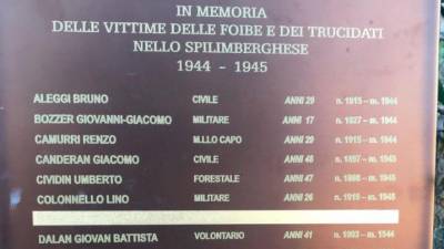 Spomenik žrtev fojb brez imena Guida Comisa