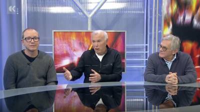 Z leve: Ladi Tomsic, Zdravko Custrin in Dario Frandolič