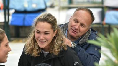 Cecilia Fedel je dalj časa sodelovala s koprskim trenerjem Matjažem Antonazem, s katerim je med drugim osvojila bron na mladinskem svetovnem prvenstvu 420 leta 2016