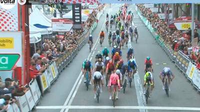 Nizozemec Marijn van den Berg (EF Education-EasyPost) je zmagovalec četrte etape kolesarske dirke po Kataloniji (SPLET)