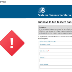 Zajem zaslona lažne spletne strani