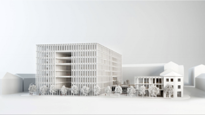 Računalniški prikaz načrta NUK II (NUK)