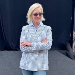 Ameriška filantropinja Wendy Schmidt si je ogledala Ocean Exploration Zone na Velikem trgu