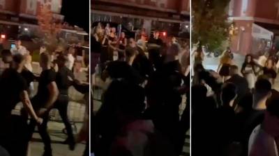 Prizorišče pretepa (JUTRANJI LIST/FACEBOOK)