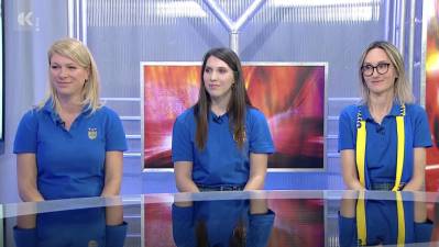 Z leve: Paola Ursic, Liza Paulin in Katia Tomsic