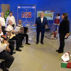 V današnjem Športelu bo gost tudi pevska skupina Klapa Skala iz Gropade (ZAJEM ZASLONA)