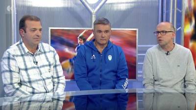 Z leve: Igor Tomsic, Andrej Vogric in Andrej Maver