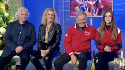 Z leve: Damjan Locatelli, Tamar Ražem Locatelli, Stojan Ražem in Maja Locatelli