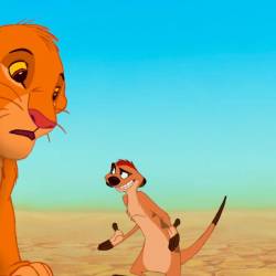 Prizor animiranega filma Levji kralj (WIKIPEDIA)