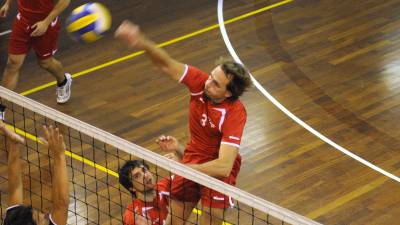 Simon Rožac, ko je še igral pri Slogi (ARHIV)