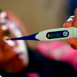 Za gripo je značilna povišana temperatura (ARHIV)