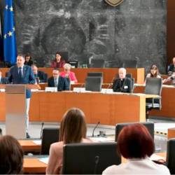 Minister za Slovence v zamejstvu in po svetu Matej Arčon na XXI. Vseslovenskem srečanju (URAD ZA SLOVENCE V ZAMEJSTVU IN PO SVETU)