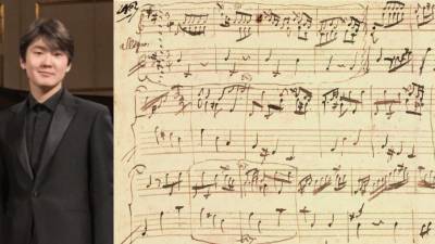 Pianist Seong-Jin Cho in notni zapis doslej neznane Mozartove skladbe (MOZARTEUM)