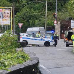 Cesto so zaprli nad Kontovelsko rebrijo (FotoDamj@n)