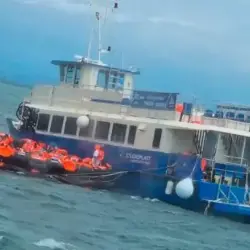 Reševanje ladje Audace pri Gradežu (ARHIV)