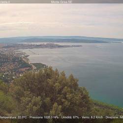 Pogled na Tržaški zaliv ob 11. uri (SPLETNA KAMERA CISAR)