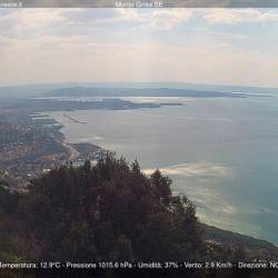 Pogled na Tržaški zaliv ob 12.15 (SPLETNA KAMERA CISAR)