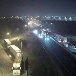 Na avtocesti A4 je bil zvečer po popoldanski smrtni prometni nesreči promet tekoč (SPLETNA KAMERA AUTOSTRADE ALTO ADRIATICO)