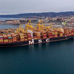 Ladja MSC Diana ob sedmem pomolu (FOTODAMJ@N)