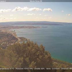 Pogled na Tržaški zaliv ob 10.15 (SPLETNA KAMERA CISAR)