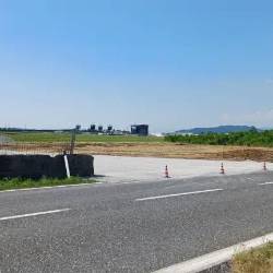 Državna cesta ob goriškem letališču (ARHIV)