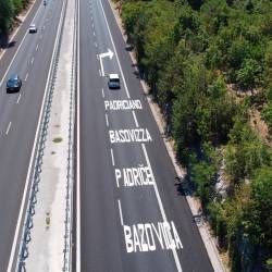 Prva nesreča se je pripetila na izvozu za Padriče (FOTODAMJ@N)