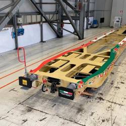 Podvozje vagona, novi sistem omogoča posebno amortizacijo in manj vibracij (INNOWAY)