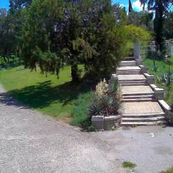 Park Coronini v Gorici danes malo pred 13. uro (WHATS’UP CAMS)