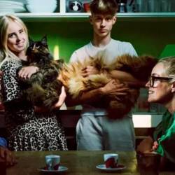 Na domu v Gorici: Denis Tabaj, Megi Tabaj, Loris Tabaj in Andreja Perhavec Tabaj (META KRESE)