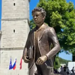 Kip pesnika Srečka Kosovela v Sežani