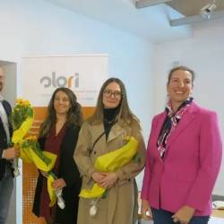 Prizor z letošnje podelitve nagrad za najboljša magistrska in doktorska dela