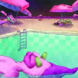 Prizor iz kratkega animiranega filma Kozmonavti režiserja Lea Černica (TINA FILM)