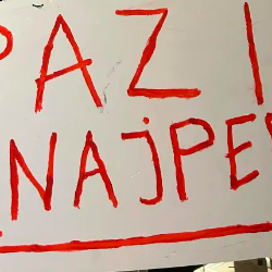 Opozorila pred ostrostrelci so v Sarajevu visela skoraj na vsakem vogalu (MAP)