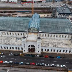 Obnova nekdanje železniške postaje pri Sv. Andreju poteka po načrtih, v Fundaciji FS upajo, da bodo z deli končali septembra letos (FOTODAMJ@N)