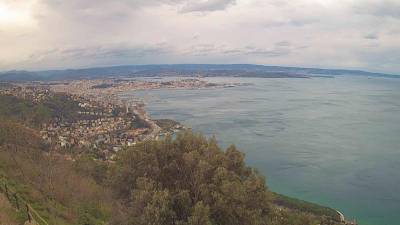 Pogled na Tržaški zaliv ob 12.00 (SPLETNA KAMERA CISAR)